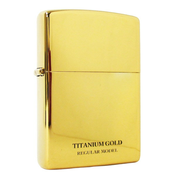 送料無料 ジッポー #20-GOTT アンミックス ゴールドチタンコーティング&ギフトボックスセット(オイル+フリント+BOX)