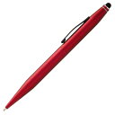 クロス ボールペン　多機能ペン テックツー 正規輸入品 商品詳細 CROSS テックツーは、ボールペン（黒）と、タッチパネルスマート式デバイス対応のスタイラスパーツが付いたペンです。 クロスの人気シリーズ「クラシックセンチュリー」を洗練させた現代的なデザインです。 　 お求めになりやすいお値段なので、ビジネスシーンでの大切な贈り物としてお薦めです。記念品として、社内でのお祝い ■付属品/CROSS 専用BOX 【機構】・ツイスト式 【機能】・ボールペン黒＋スタイラス 【サイズ】・長さ：約136mm（筆記時） ・最大胴軸径：約10mmφ　 ・重さ：約19g 【初期装填芯】・ブラック 注意事項 当社の販売する筆記具は、品質保持によりメーカーお取り寄せを させて頂く場合があります。予めご了承下さい。 メーカー都合によりパッケージ、デザイン、仕様変更等ある場合があります メーカー保証のあるものはメーカーの保証書付となります 輸入雑貨等メーカー保証の無いものに関しましても、 当社にて初期不良保証をお付けいたします。 弊社の販売物はすべて新品です。