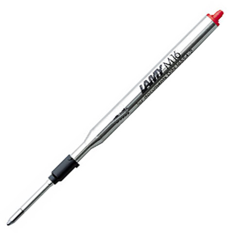 送料無料メール便 ラミー 油性ボールペン 替芯 替え芯 LM16RD/M レッド M（中字）x6本セット/卸