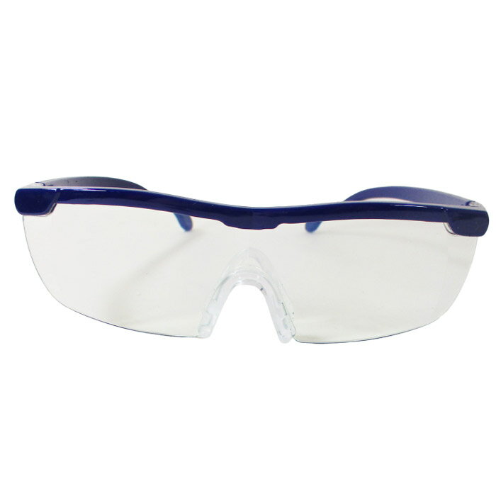 メガネ型ルーペ ブルーライトカット 1.6倍 ノンスリップ鼻パッド 眼鏡型ルーペ WJ-8069x1本