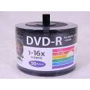 DVD-R f[^p 16{ 50g h HIDISC HDDR47JNP50SB2/0071x2Zbg/