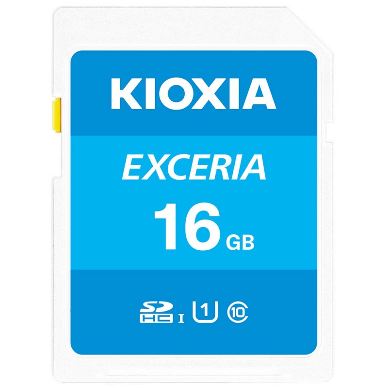 KIOXIA (旧東芝) SDカード SDHC 16GB 16ギガ CLASS10 UHS-I memory-SD 過渡期につき柄変更あり