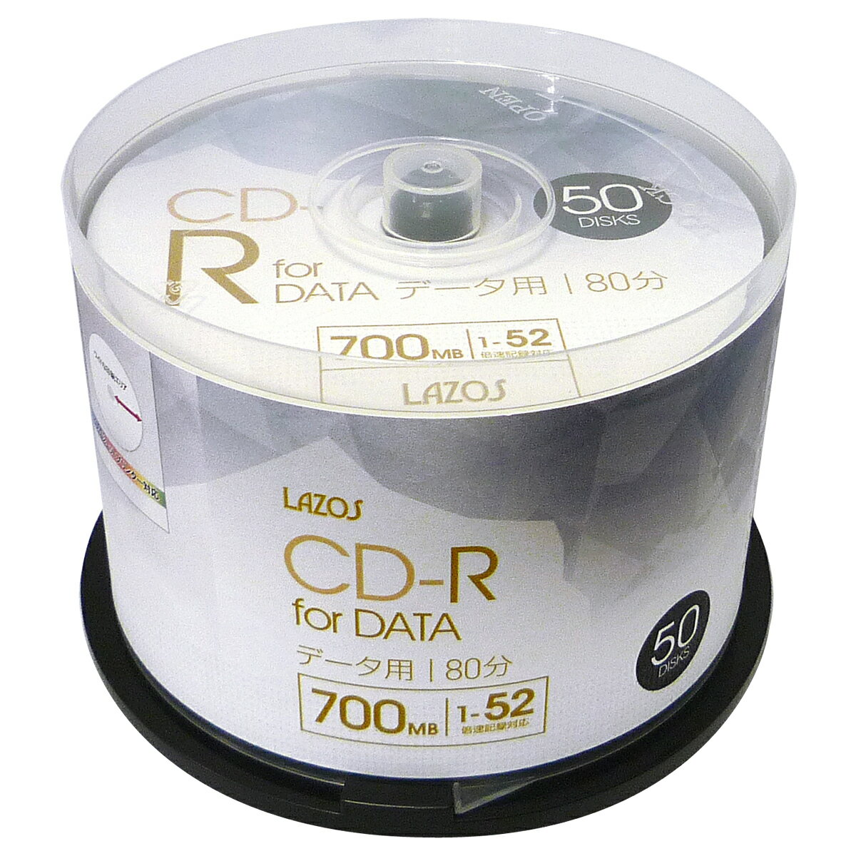 ̵̳ƻΥCD-R 50ȥԥɥ륱 700MB for DATA 1-52®б ۥ磻ȥ磻ɰб L-CD50P/2587 Lazosx2/