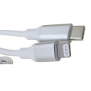 ライトニングケーブル 1メートル 高耐久 18W PD対応 USBタイプCからライトニング機器への充電/通信 Apple公式認定品 　 充電/通信 USB Type-C to Lightning 美和蔵 ブラック MCA-LC100 ・急速充電技術パワーデリバリー（USB　PD）対応 ・アメリカApple社MFi認証取得 ・アルミ端子採用　軽くて高耐久 ・柔軟で頑丈なナイロンメッシュケーブル仕様 ・ケーブル長さ　1m ・品名　充電/通信ケーブル ・メーカー miwakura 注意事項 メーカー都合にてパッケージ、デザイン、仕様変更等ある場合があります メーカー保証のあるものはメーカーの保証書付となります 輸入雑貨等メーカー保証の無いものに関しましても、 当社にて初期不良保証をお付けいたします。 弊社の販売物はすべて新品です。