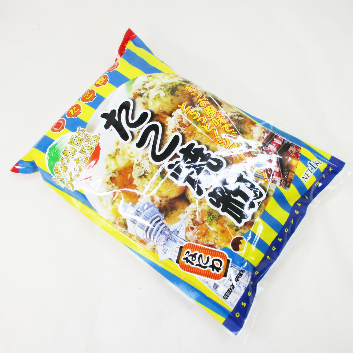 送料無料（沖縄離島除く）たこ焼粉　大阪の粉屋がつくった逸品　お好み焼きにも　1KGx10袋/卸　単品配送　代金引換便不可品