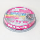 BD-RE u[C Ԃ^ 10pbN 2{Ή 25GB HIDISC HDBDRE130NP10 4984279170151x3Zbg/[