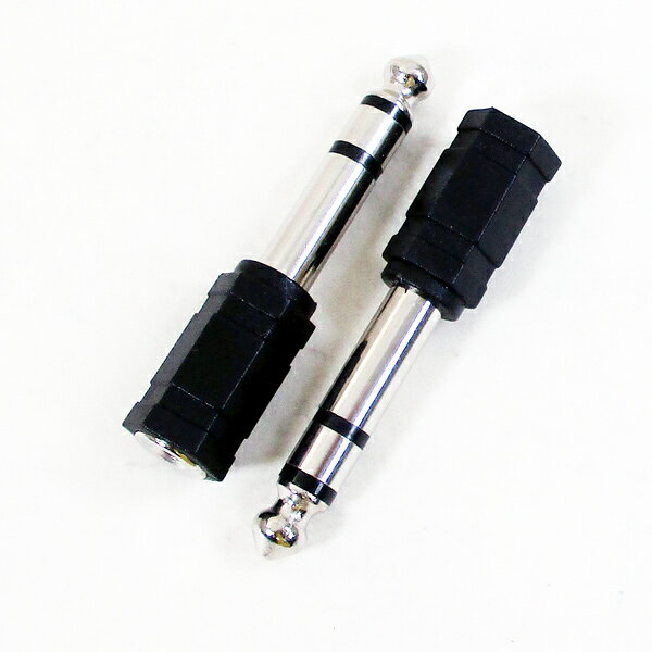 プラグ3.5mmを6.5mmに変換 3.5mm(メス) to 6.5mm(オス)ステレオAV/35J-65PS(2本セット)変換名人/4571284882003/送料無料メール便　ポイント消化 moonphase-10060209 moonphase サンプル画像3