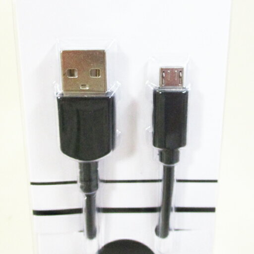 マイクロUSB microUSBケーブル1m 黒 スマホ/タブレット高速充電/データ通信 HIDISC HD-MCC1BK/1248x2本セット/卸