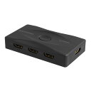 送料無料メール便 箱畳む HDMIセレクタ 双方向対応 4K対応3ポート HDCP2.2 グリーンハウス GH-HSWK3-BK/0083 ポイント消化