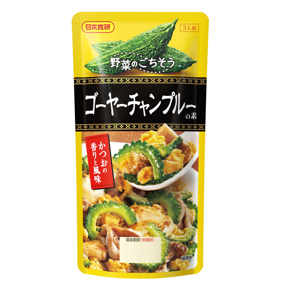 送料無料メール便 ゴーヤーチャンプルーの素 100g 日本食研/6912x6個セット/卸 ポイント消化