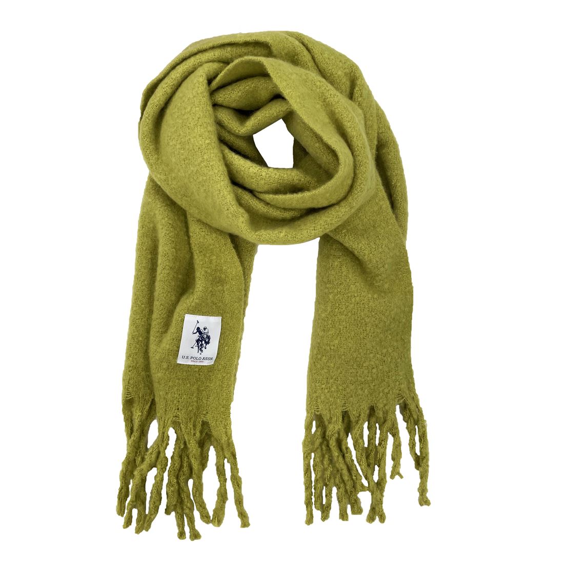 送料無料（沖縄離島除く）ストール 210x45cm U.S. POLO ASSN.（ユーエス ポロ アッスン）uspa-2010-912752 グリーン