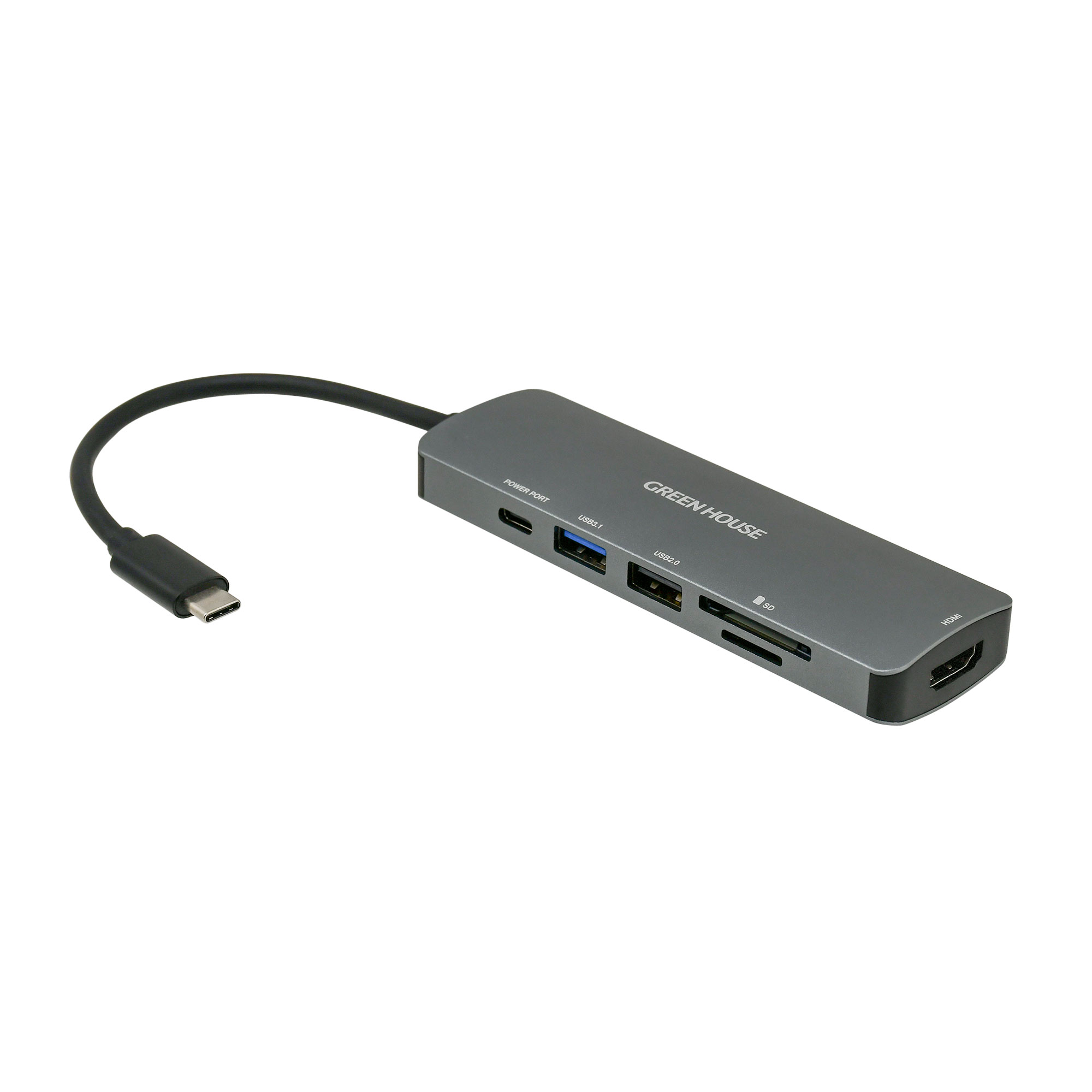 ̵᡼ ɥå󥰥ơ ɥ꡼ USB+CR+HDMI+PD60W USB Type-C USB3.1 Gen1 6in1 ꡼ϥ GH-MHC6A-SV/8721 ݥȾò