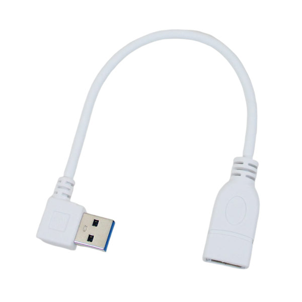 USB3.0 L型ケーブル 延長 20cm（左向き変更L）Atype USB3A-CA20LL 4571284882720 変換名人/送料無料メール便 ポイント消化