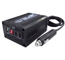 インバーター 2WAY 最大300W 定格120W 車 発電機 DC12V AC100V DC5V コンセント USB端子 2.1A シガーソケット EM-251 エマーソン