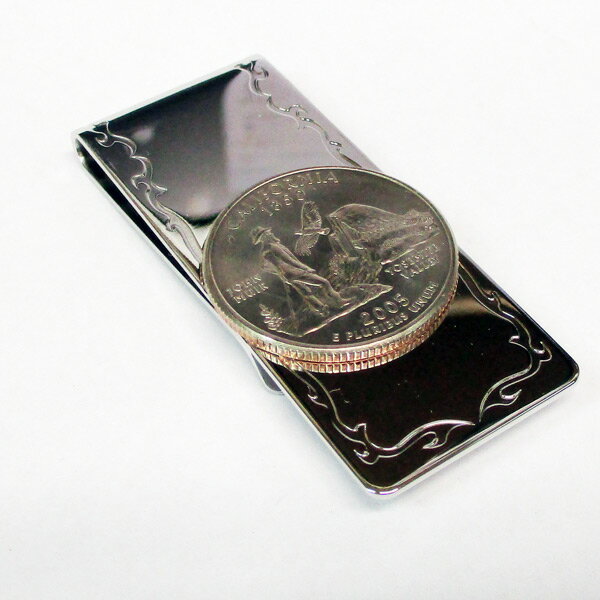 マネークリップ プレミアム コイン カリフォルニア 日本製/送料無料(北海道沖縄離島除く)