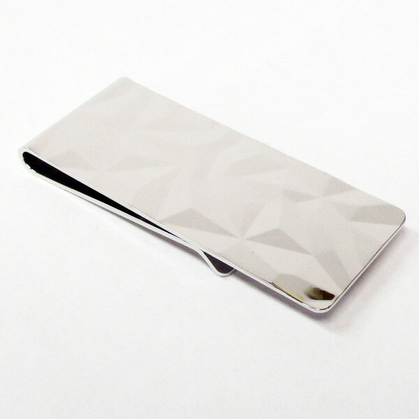 送料無料メール便 マネークリップ アイスカットシルバー 50831073/0965日本製 箱無し