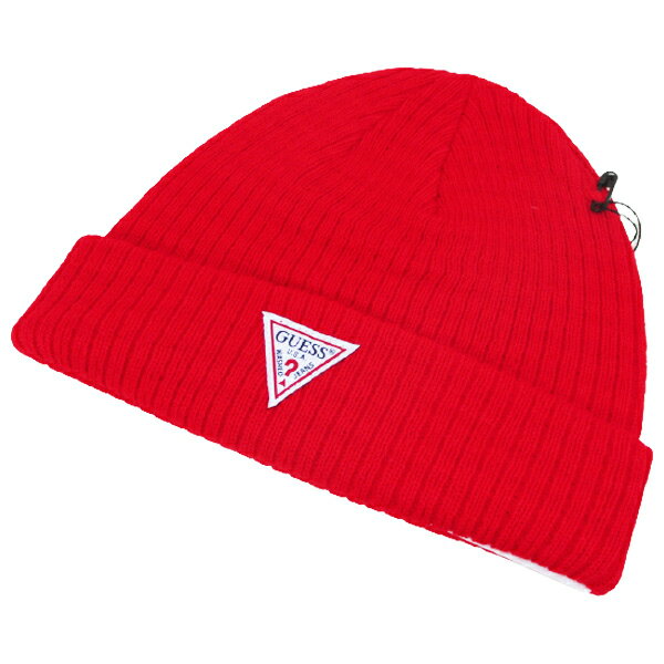 送料無料メール便 ニット帽 GUESS（ゲス）ワッチキャップ ニットキャップ レッド AI4A8858DS-RED-FF-5329 ポイント消化のサムネイル