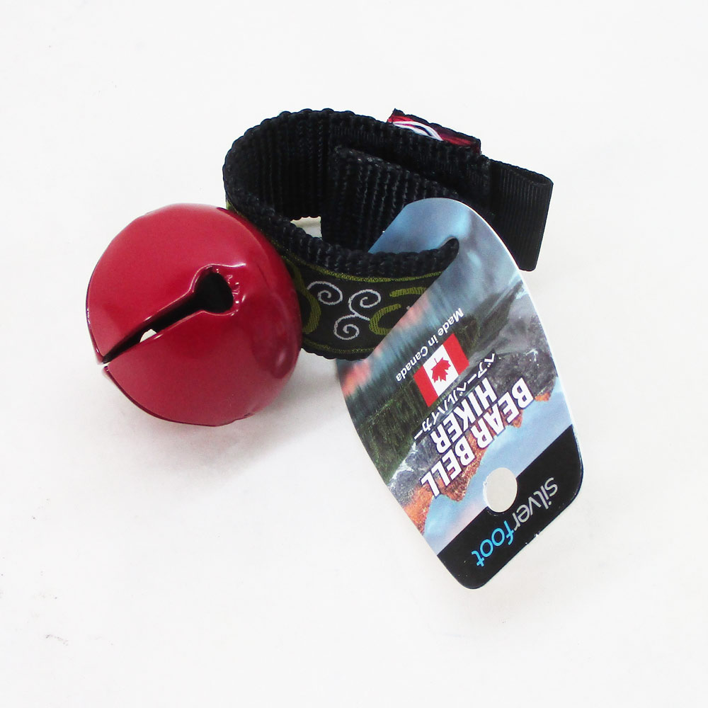 送料無料（北海道沖縄離島除く）熊よけ鈴 熊鈴 クマよけ 獣よけ シルバーフット ベアーベルハイカー レッド/4461