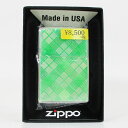 ペア zippo 送料無料メール便　 ジッポー カットカラークリア 20CHG-EC チェックグリーン//ポイント消化