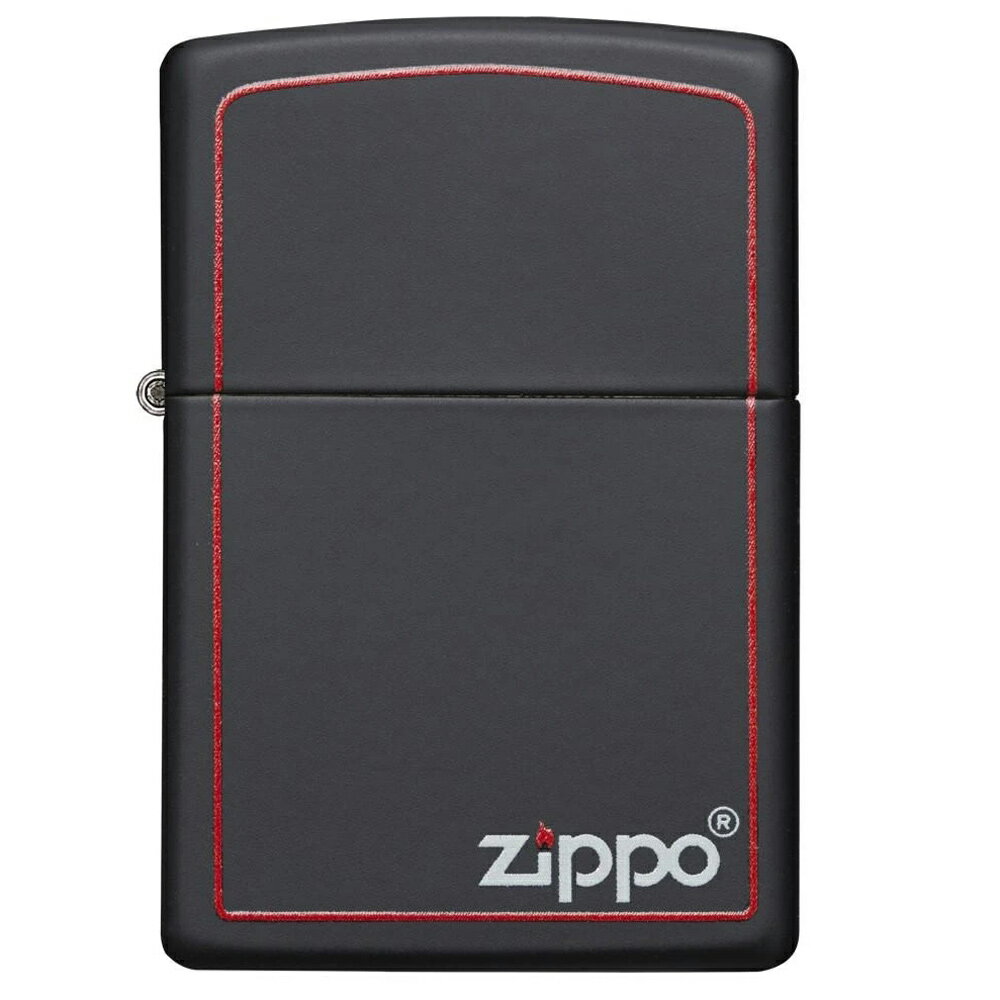 送料無料(沖縄離島除く)ジッポー #218ZB ブラックマット 5面マット仕上げ オイルライター&ギフトボックスセット(オイル+フリント+BOX)