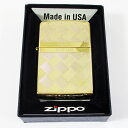 ペア zippo 送料無料メール便 ジッポー オイルライター 紬 ゴールド 2G-MESH 両面加工モデル