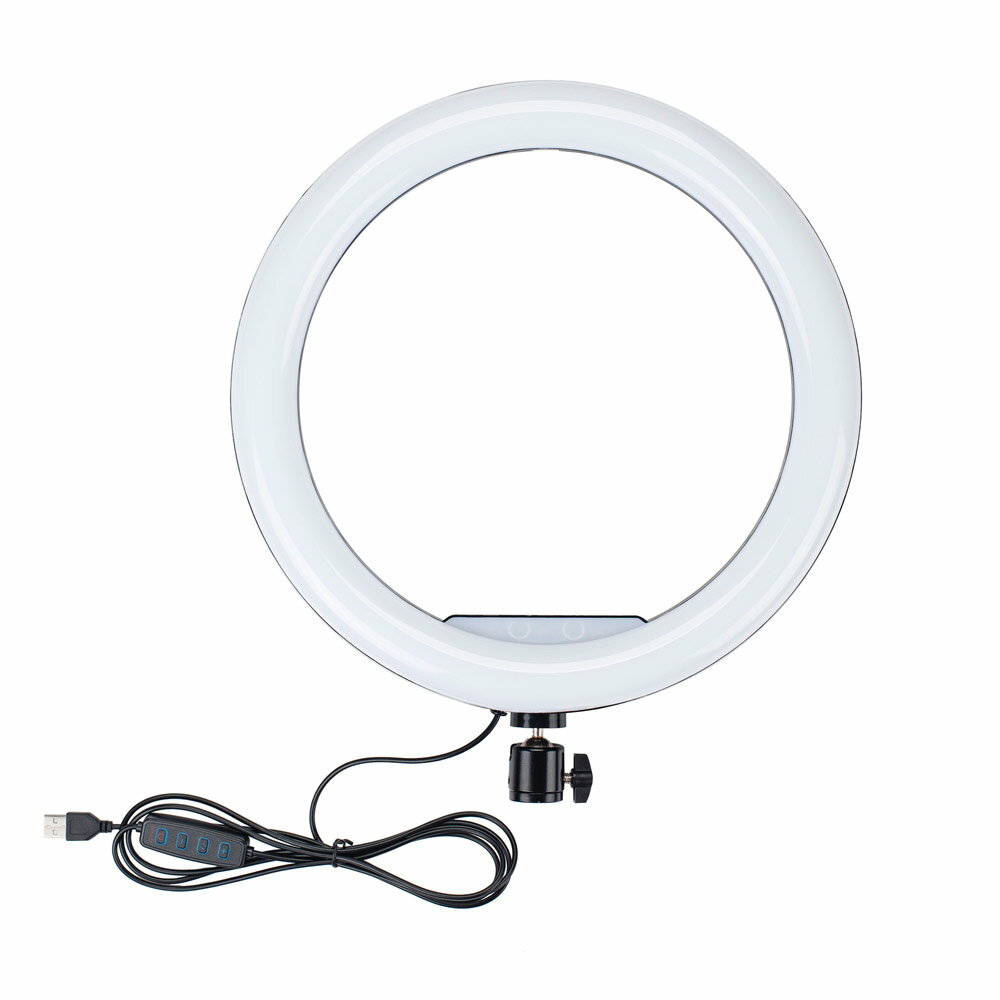 自撮りライト セルフィーライト 12インチ LEDリングライト 120LED GH-CSL120E-BK/6567