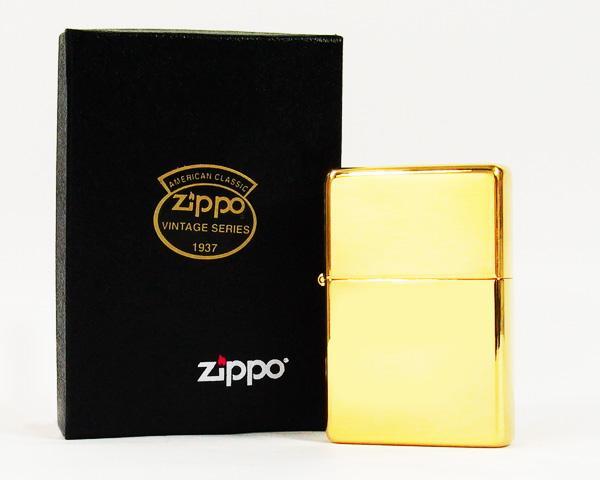 ペア zippo ジッポー #270CC 1937復刻版 ブラス フラットトップ/送料無料メール便