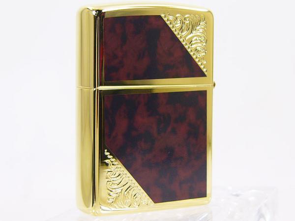 送料無料 ジッポー ベネチアンデザイン 絡み合うアラベスク#2GW-BM&ギフトボックスセット