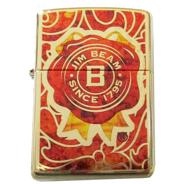 Zippo/USA/JIM BEAM 29319　ジムビーム　バーボン　ウイスキー/送料無料メール便　ポイント消化