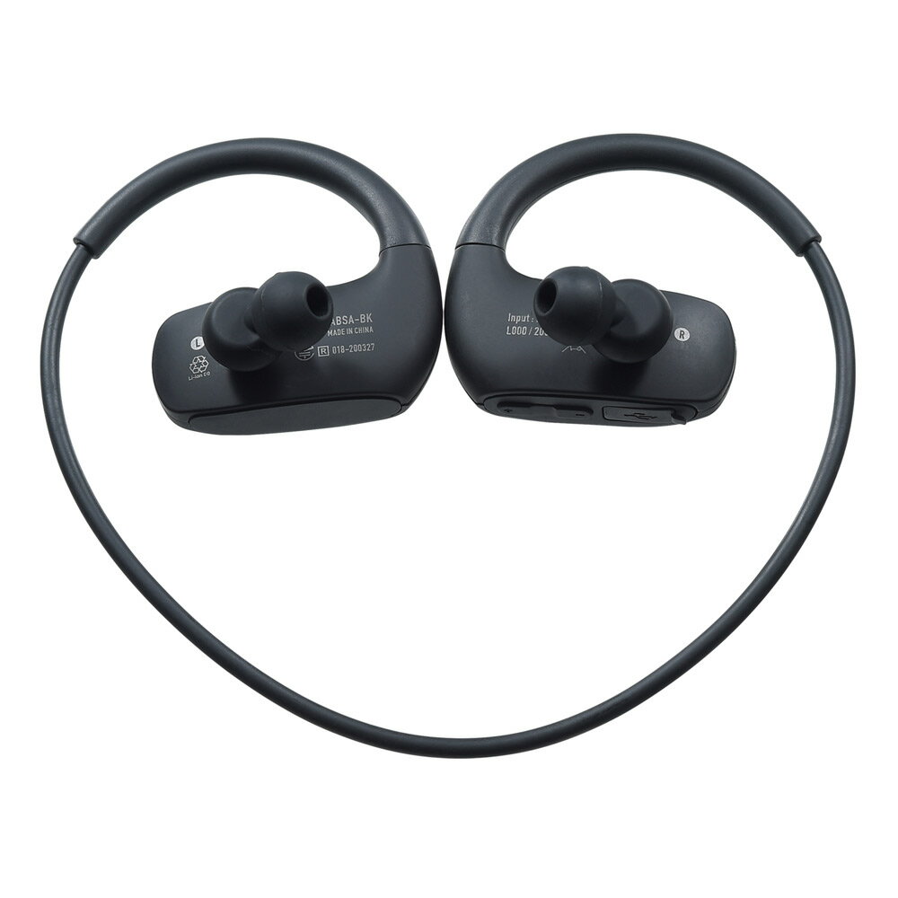 送料無料（沖縄離島除く）MP3プレーヤー 防水 KANA Sport BT 音楽プレイヤー 内蔵8GB グリーンハウス GH-KANABSA-BK/5089