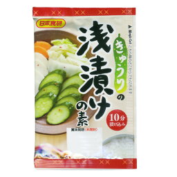 浅漬けの素 20g きゅうり 白菜 大根 パプリカなど いろんなお野菜で 日本食研/0665x7袋セット/卸