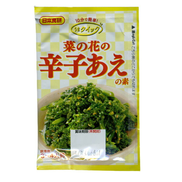 辛子あえの素 20g 3〜4人前 菜の花 ほうれん草 小松菜 いろんなお野菜で 日本食研/5733x4袋セット/卸