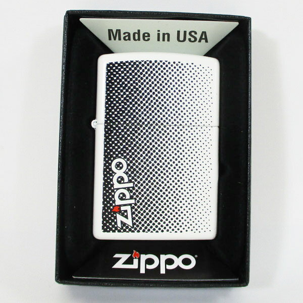 『ついでに買ってお得』 ジッポー アメリカ加工 #PF29689 ホワイトドット//