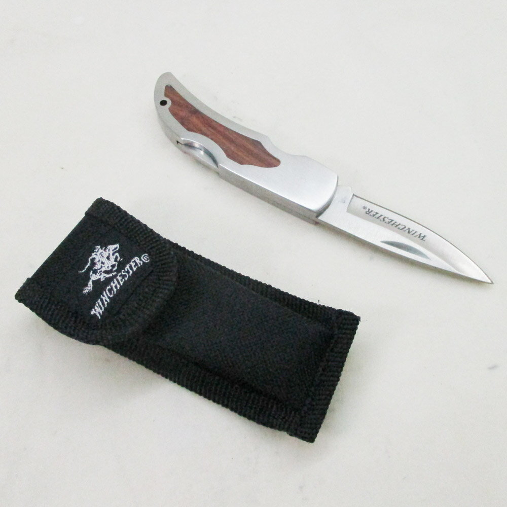 訳あり 送料無料メール便 フォールディングナイフ ウィンチェスター 3インチ ウッドフォルダー ナイフ/22-01334 WINCHESTER アウトレット