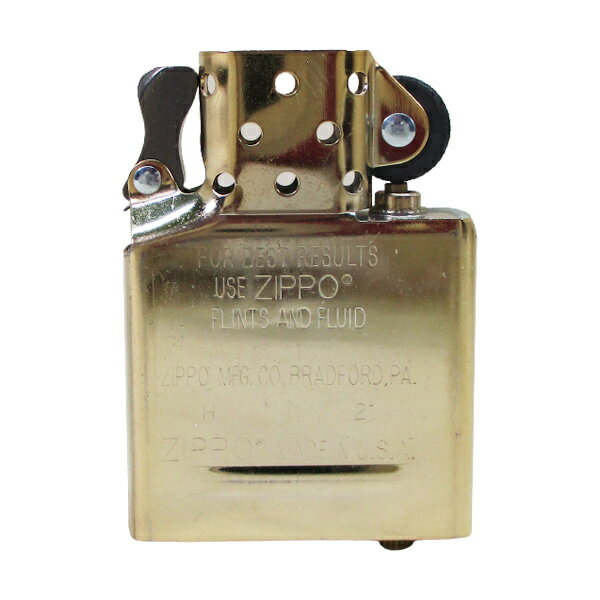 ペア zippo ジッポー オイルライター 純正 インサイドユニット レギュラー ゴールドx1個