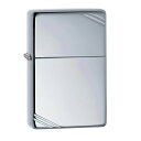 送料無料(北海道沖縄離島除く)ジッポー オイルライター #260 1937復刻版 レプリカ コーナーカット フラットトップ クロームミラーのケースのみ