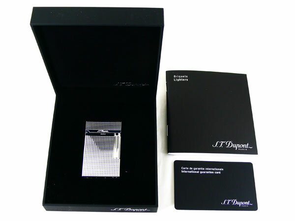 送料無料 デュポン ダブルフレーム仕様 ライター LIGNE2 ダイヤカット #016184