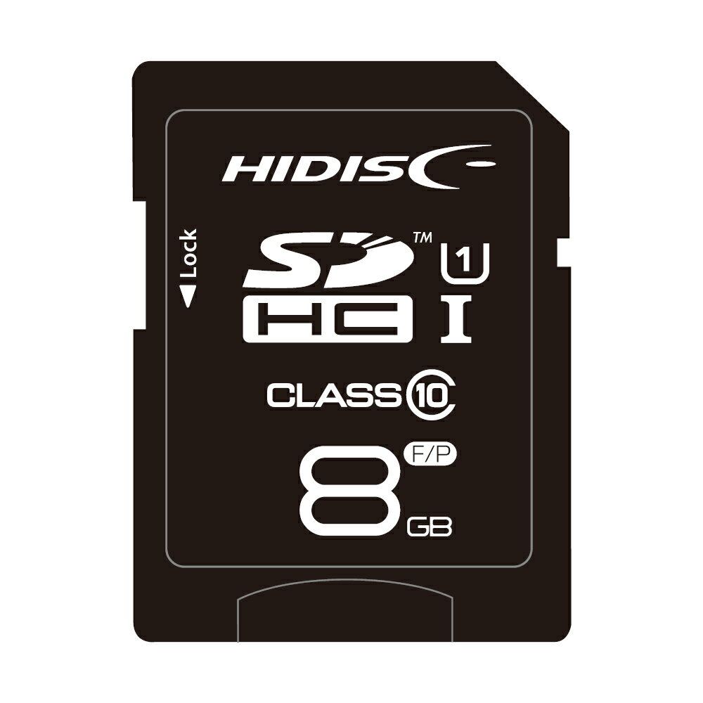 SDJ[h 8GB SDHCJ[h NX10 UHS-1/P[Xt HDSDH8GCL10UIJP3/2347 HIDISC@/ memory-SD