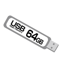 USBメモリ USB3.0 64GB 64ギガ フラッシュメモリ お得/memory-USB/送料無料(北海道沖縄離島除く)(2)