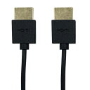 送料無料(北海道沖縄離島除く)HDMIケーブル スリムタイプ 1m Lazos L-HD-S1/9616x2本セット/卸(2)