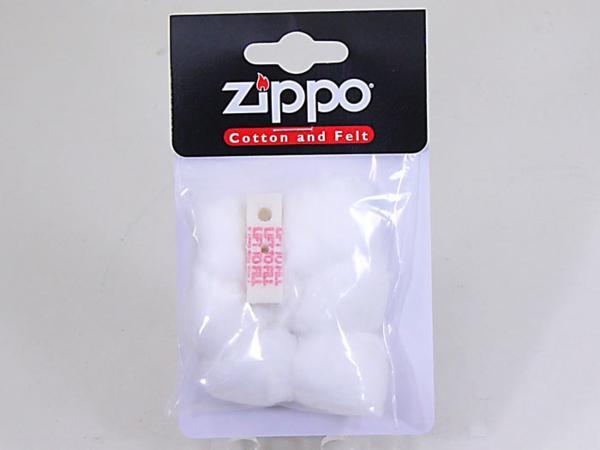 ペア zippo 送料無料メール便 ジッポー 交換用綿 オイルライター専用綿（コットン＆フェルトセット）#122110 純正品x1個 ポイント消化