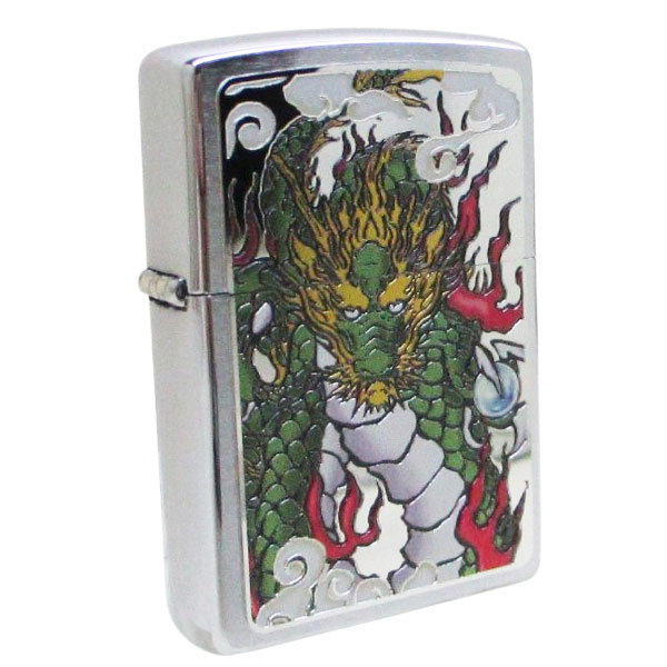 送料無料メール便 ジッポー オイルライター USA Zippo 和柄シリーズ 雲竜 CP-KF