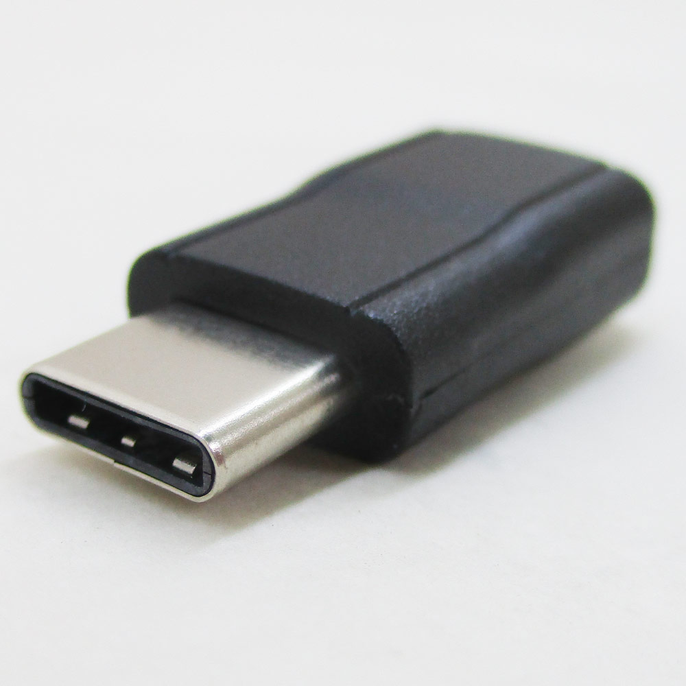 送料無料（北海道沖縄離島除く）USB Type-C マイクロUSB 変換アダプタ 変換コネクタ グリーンハウス GH-UACMB-BK/9683x2個セット/卸