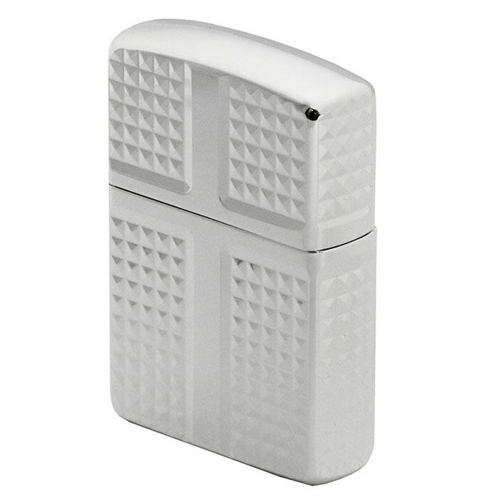 送料無料 ジッポー オイルライター #162アーマー(鎧)4面加工 ダイヤカット シルバー 162S-4CRDCx1個