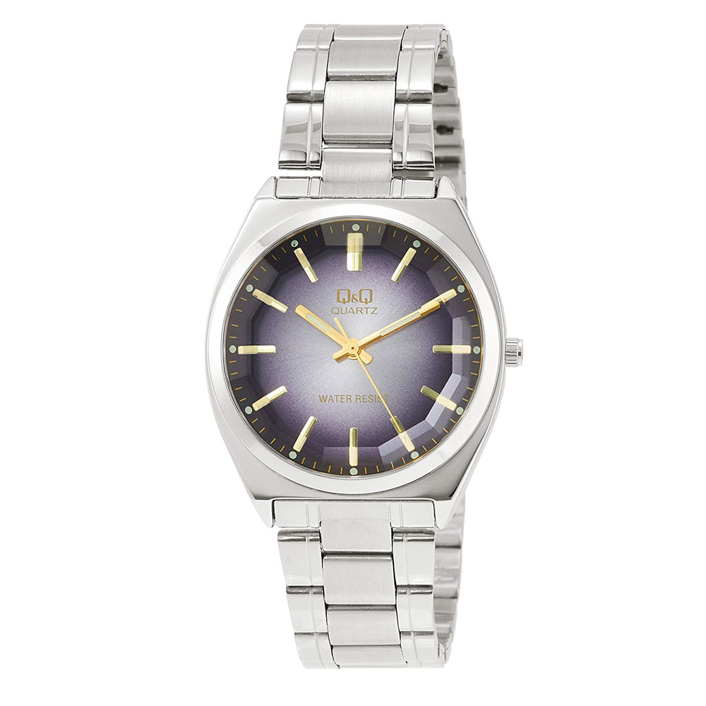 送料無料メール便 シチズン 腕時計 日本製ムーブメント アナログ 防水 フリーアジャスト メタルバンド メンズ/紳士 シルバー/ブラック QB78-202/3591 ポイント消化