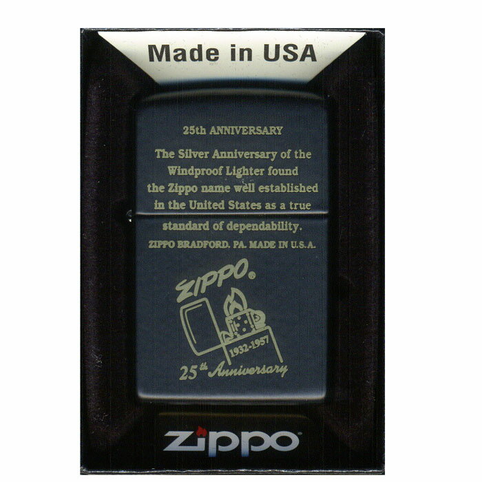 zippo　ジッポー　オイルライター アメリカ加工のジッポーです。 ジッポー本社オリジナルデザイン 日本の代理店が輸入し、柄や模様を加工したものでは 無く　正真正銘　アメリカ　ジッポー本社ラインのデザインです。 ジャパニーズテイストと違った本場のデザインを お楽しみください。 ◆ZIPPOの歴史◆ ジッポーが生まれたのは、アメリカ全体が苦しみ、もがいている時期だった。1929年のニューヨークで株式市場の異常に端を発した世界大恐慌のあおりを受け、空前の大不景気。こうした状況の中、1932年に美しい森に囲まれたペンシルバニア州ブラッドフォードの町でジッポーは産声をあげたそうです。開発者の名前はジョージ・グランド・プレイズデル氏。友人が「Itwork（火がつけばいいんだ）」と返した。その言葉に、プレイズデルは強い衝撃を受け、そして「安いうえに性能がよく、丈夫で長持ちするライターは商売になる」と考え、すぐさまライター会社の独占販売権を獲得したそうです。販売と同時に画期的なサービスをスタート!!それは”永久保証”。たとえ、ひどく壊れていても1セントもとることなく”無料”で修理を行うことだ。しかも、返送料も負担する。これは製品に対する絶対の自信に裏打ちされたサービスであり、使い捨てられることなくいつまでも利用してもらおうという、彼の技術者としての姿勢を反映している制度だ。世界中に愛用者がいることが良くわかりますね★ ※すべてのZippoは、Zippo社によって永久保証されています。 ※ボトム部分の刻印は製造年月日により異なります。 ※入荷時期によりケースが変わる場合がございます。 ※鏡面仕上げは輸送時につくスレ等ある場合がございます 注意事項 ポスト 投函となります。 他送料必要商品と同梱の際は宅配送料がかかります。 代金引換便のご利用はできません。 発送後の初期不良、破損、紛失、その他の全ての保証がありません。 メール便ですので箱等ひしゃげてしまう場合もございます。 メーカー都合にてパッケージ、デザイン、仕様変更等ある場合があります。 ・メーカー保証のあるものはメーカーの保証書付となります ・輸入雑貨等メーカー保証の無いものに関しましても、 当社にて初期不良保証をお付けいたします。 ・弊社の販売物はすべて新品です。