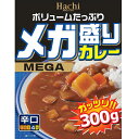 Hachi【ハチ食品】 レトルトカレー メガ盛りカレーシリーズ 辛口 商品詳細 ＞＞メガ盛りシリーズは、たっぷり食べたい方におすすめの 　　　　　大盛りタイプのレトルトカレーです。 　　●メガ盛りカレー300g〔辛口〕 　　直火焙煎したルウと2種類の自家製カレー粉をベースに、 　　角切り野菜と挽肉をじっくり煮込んだカレーです。 　　赤唐辛子で辛口に仕上げています。 　■　商品名　レトルトカレー メガ盛りシリーズ 　■　メーカー　Hachi（ハチ食品） 　■　カレーの種類　メガ盛りカレー辛口（辛さレベル4） 　　　　　　　　　　　　　※辛さレベルはメーカー規定のものです。 　■　内容量　1袋：300g 　■　賞味期限　入荷の度新しくなります 注意事項 サイズの問題でこちらは緩衝材に入れずに そのまま袋 に入れて 発送となりますので破損等の可能性もございま すの でご了承のうえご購入ください。 送料無料ですがこちらは 郵便、クリックポスト、メール便等での ポスト投函となります。 不安な方は宅配便をご利用ください。 他送料必要商品と同梱の際は宅配送料がかかります。 代金引換便のご利用はできません。 商品発送後の破損、紛失、その他の全ての保証がありません。 メーカー都合によりパッケージ、デザイン、仕様変更等ある場合があります ・メーカー保証のあるものはメーカーの保証書付となります ・輸入雑貨等メーカー保証の無いものに関しましても、 当社にて初期不良保証をお付けいたします。 ・弊社の販売物はすべて新品です。