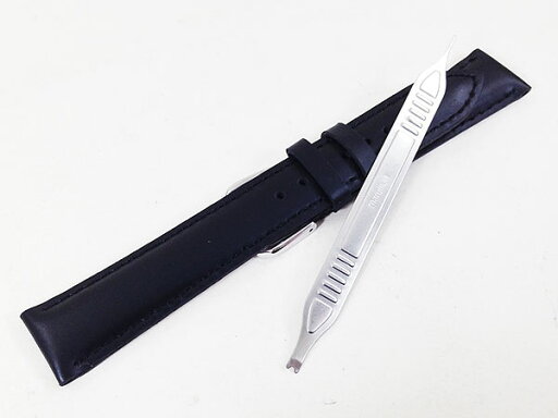 BAZZIO WATCH BAND イタリアンレザー B-3001ブラック 金具色ゴールド/送料無料(北海道沖縄離島除く) ベルト幅選択 BAZZIO WATCH BAND イタリアンレザー B-3001ブラック 金具色ゴールド/送料無料(北海道沖縄離島除く) ベルト幅選択