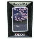 送料無料(沖縄離島除く)ジッポー オイルライター USA Zippo 和柄シリーズ 富士 桜 SP-KF&ギフトボックスセット(オイル+フリント+BOX)