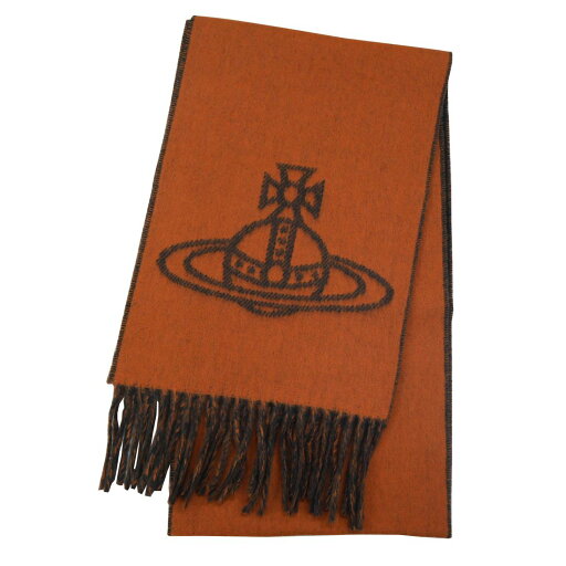 送料無料メール便 マフラー ヴィヴィアンウエストウッド 約25×185cm 24-81030006-W00ZH-C409/TERRACOTTA/7353 送料無料メール便 マフラー ヴィヴィアンウエストウッド 約25×185cm 24-81030006-W00ZH-C409/TERRACOTTA/7353